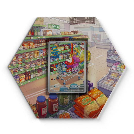 201/193 Fuecoco - Extended Artwork Pokemon Card Display