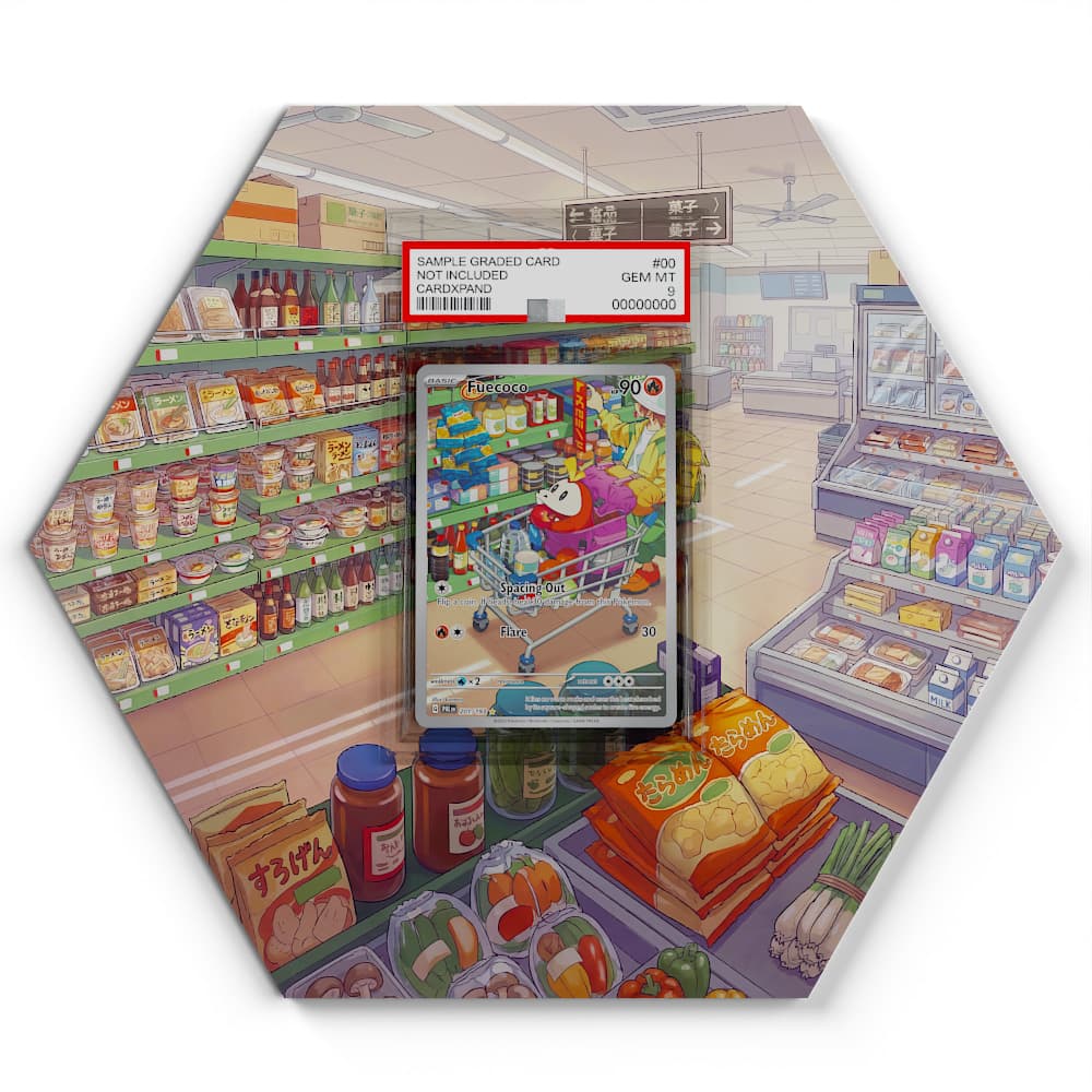 201/193 Fuecoco - Extended Artwork Pokemon Card Display