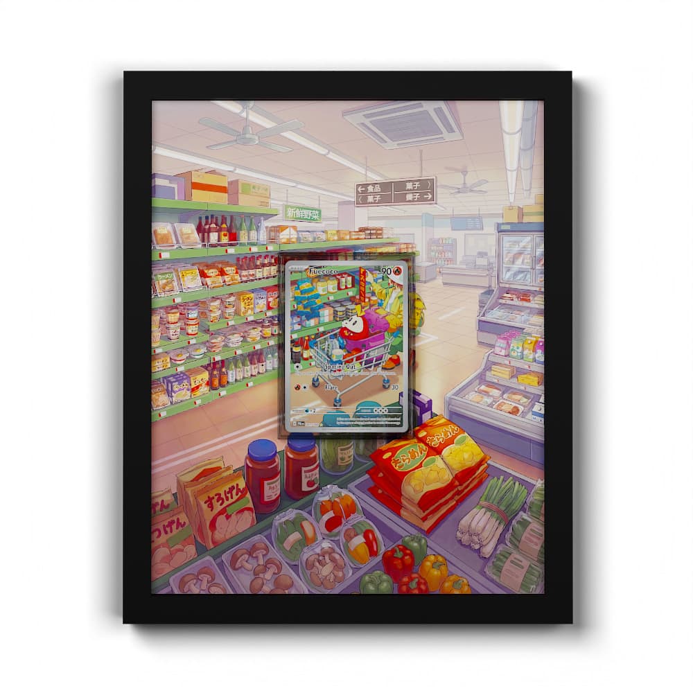 201/193 Fuecoco - Extended Artwork Framed Pokemon Card Display