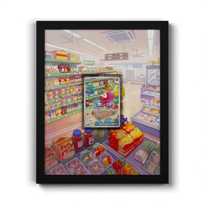 201/193 Fuecoco - Extended Artwork Framed Pokemon Card Display