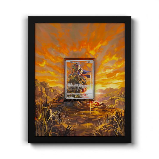 201 Zamazenta - Extended Artwork Framed Pokemon Card Display