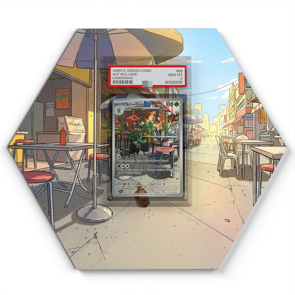 202/198 Scovillain - Extended Artwork Pokemon Card Display