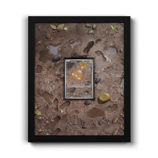 202 Stunfisk - Extended Artwork Framed Pokemon Card Display