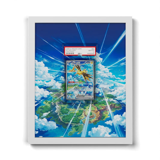 202 Zapdos EX - Extended Artwork Framed Pokemon Card Display