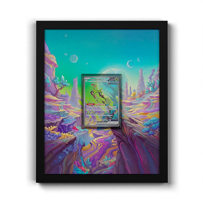 203 Iron Leaves EX - Extended Artwork Framed Pokemon Card Display