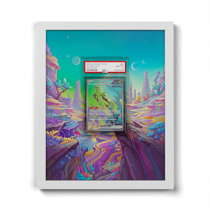 203 Iron Leaves EX - Extended Artwork Framed Pokemon Card Display