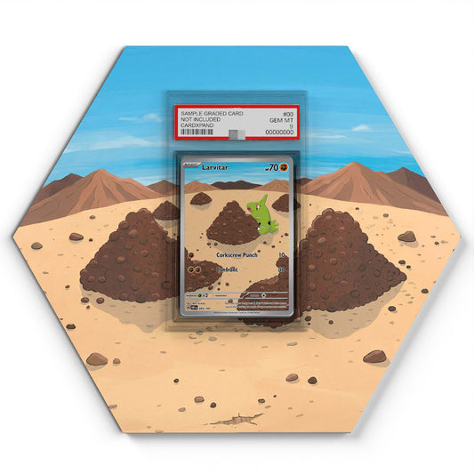 203/197 Larvitar - Extended Artwork Pokemon Card Display