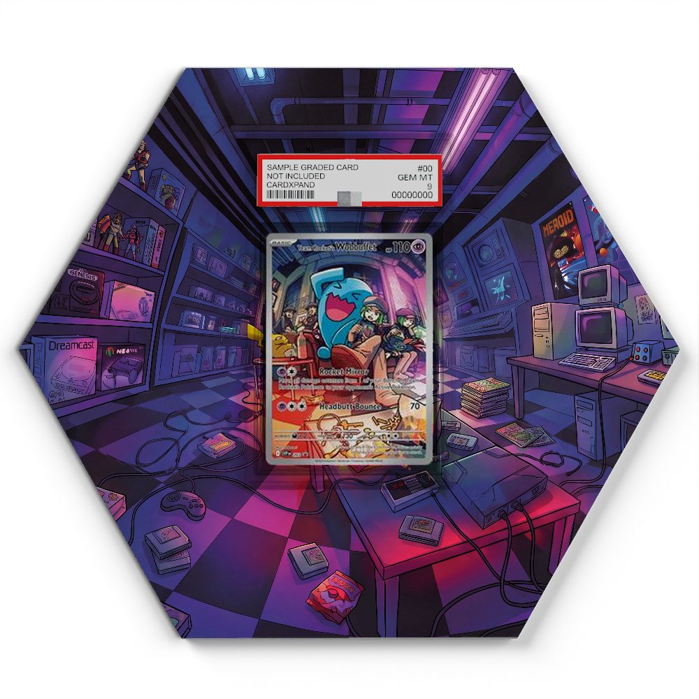 203 Team Rocket’s Wobbuffet - Extended Artwork Pokemon Card Display