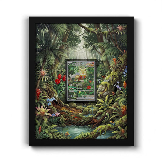 204 Gouging Fire EX - Extended Artwork Framed Pokemon Card Display