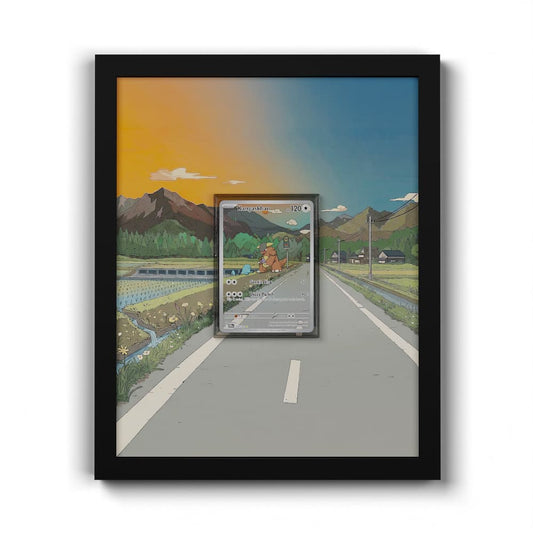 204 Kangaskhan - Extended Artwork Framed Pokemon Card Display