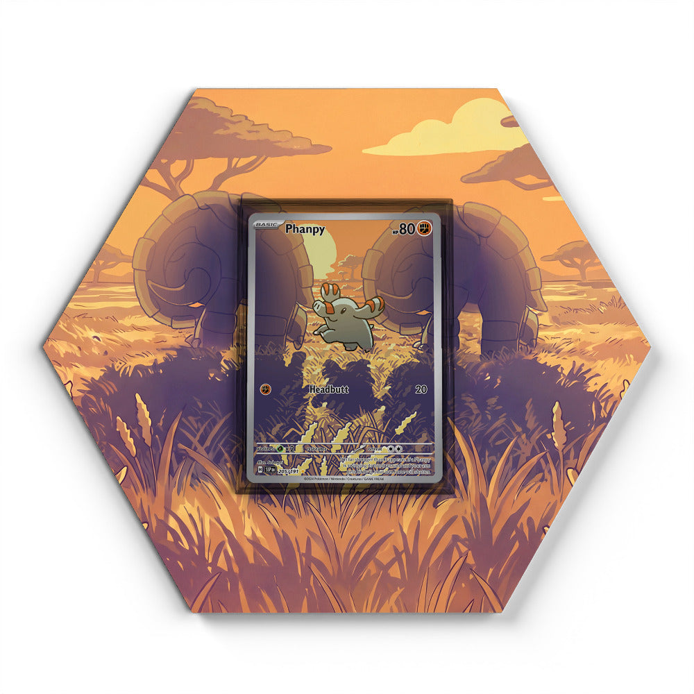 205/191 Phanpy - Extended Artwork Pokemon Card Display