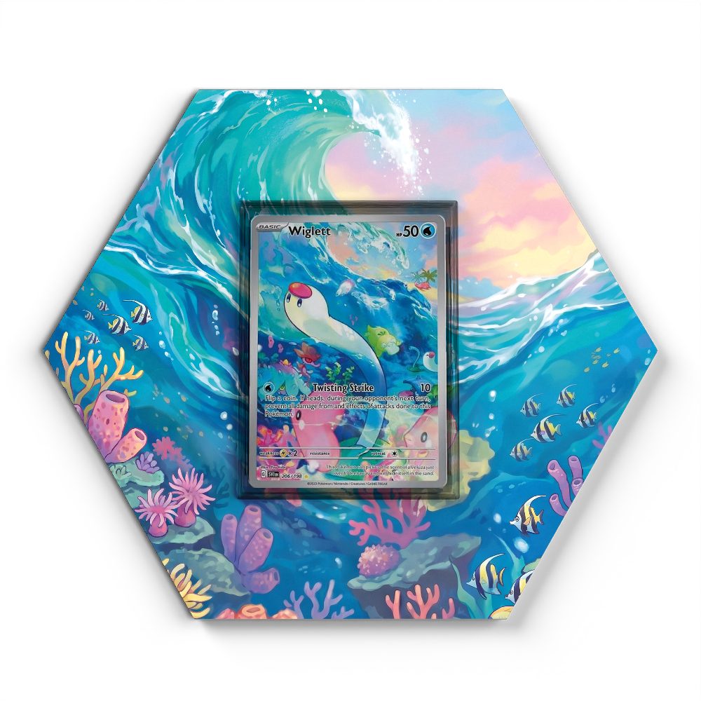 206/198 Wiglett - Extended Artwork Pokemon Card Display