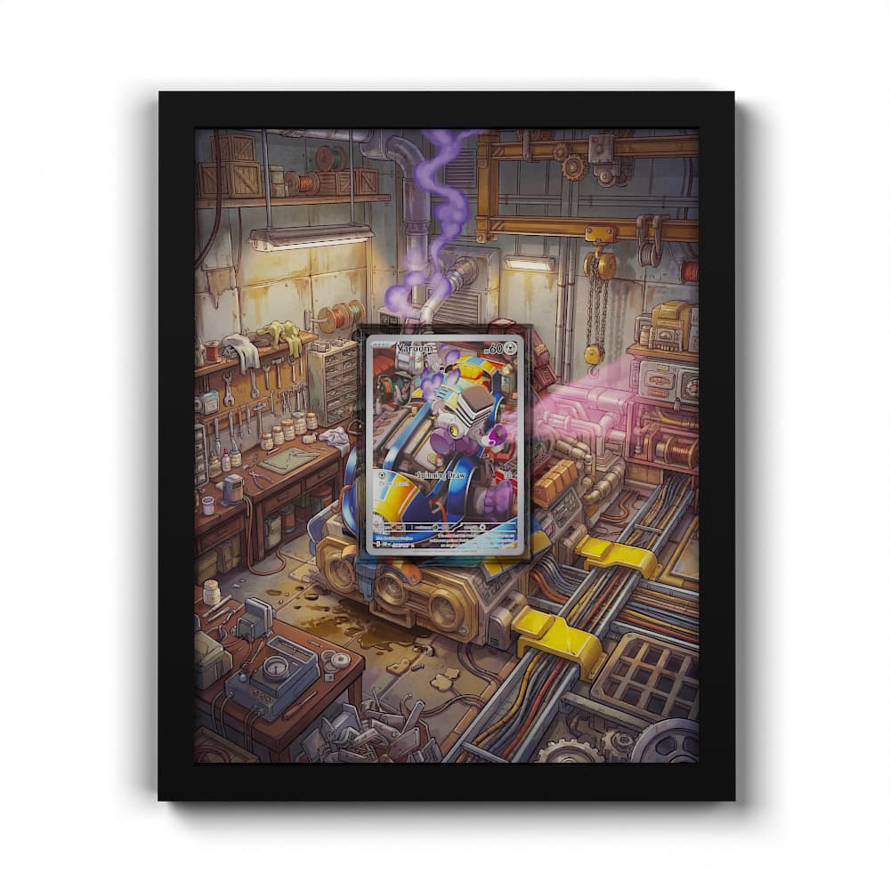 206 Varoom - Extended Artwork Framed Pokemon Card Display