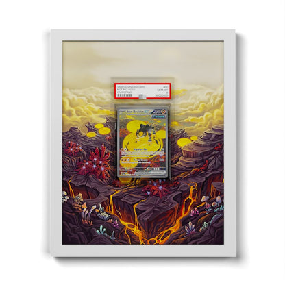 207 Iron Boulder EX - Extended Artwork Framed Pokemon Card Display