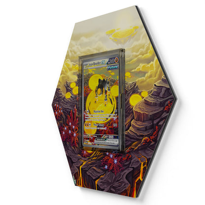207/162 Iron Boulder EX - Extended Artwork Pokemon Card Display
