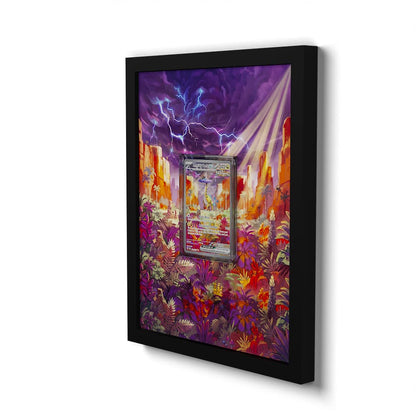 208 Raging Bolt EX - Extended Artwork Framed Pokemon Card Display