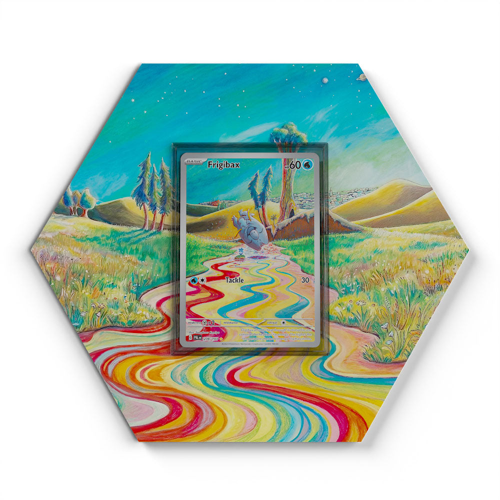 208/193 Frigibax - Extended Artwork Pokemon Card Display