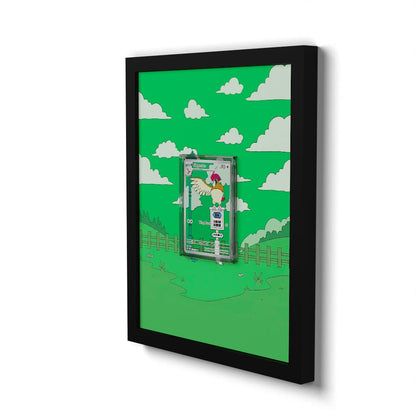 208 Pidgeotto - Extended Artwork Framed Pokemon Card Display