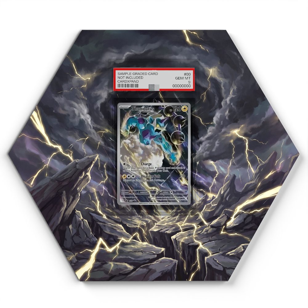 209 Thundurus - Extended Artwork Pokemon Card Display