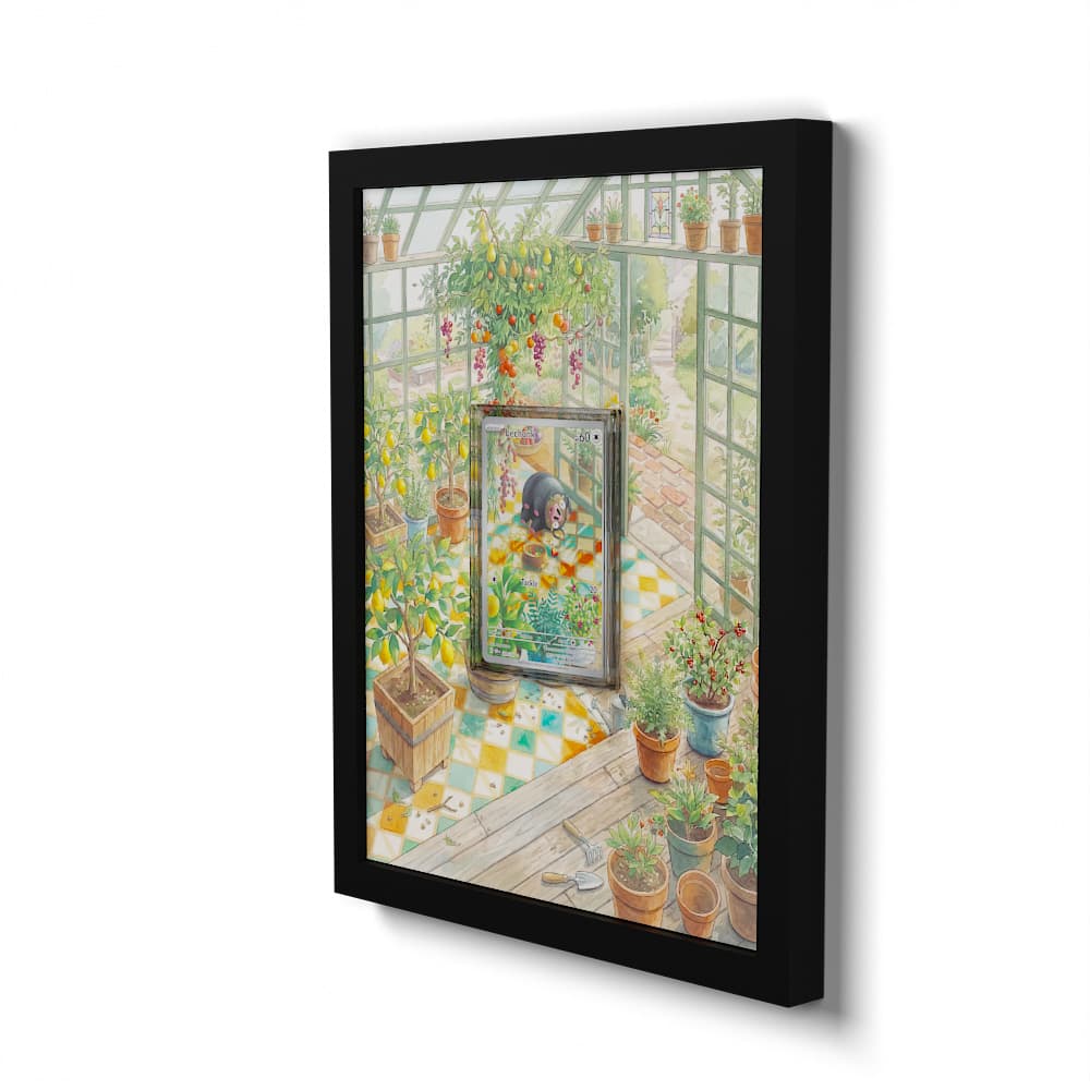 209 Lechonk - Extended Artwork Framed Pokemon Card Display