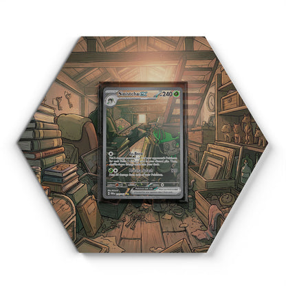 210/167 Sinistcha EX - Extended Artwork Pokemon Card Display