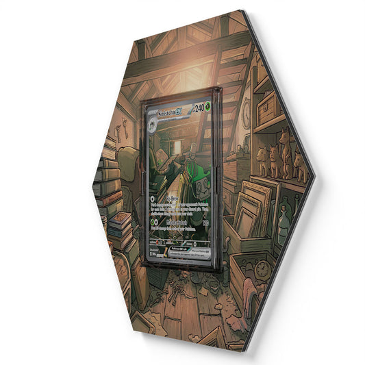 210/167 Sinistcha EX - Extended Artwork Pokemon Card Display