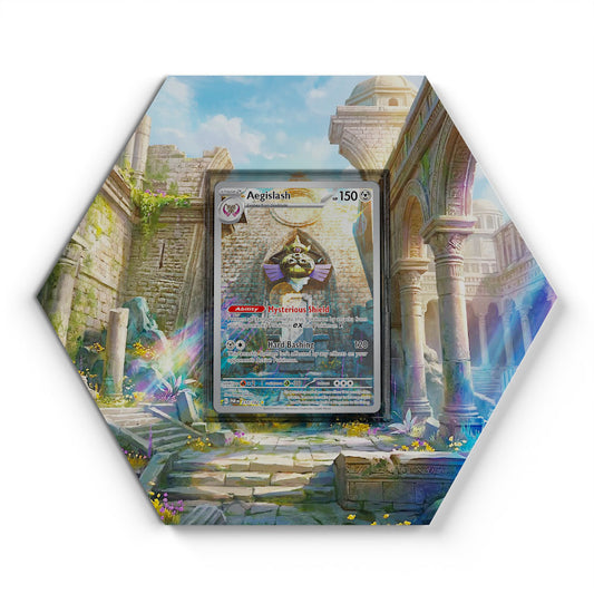 210/182 Aegislash - Extended Artwork Pokemon Card Display