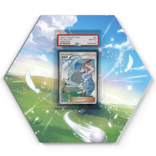 210/214 Kahili - Extended Artwork Pokemon Card Display