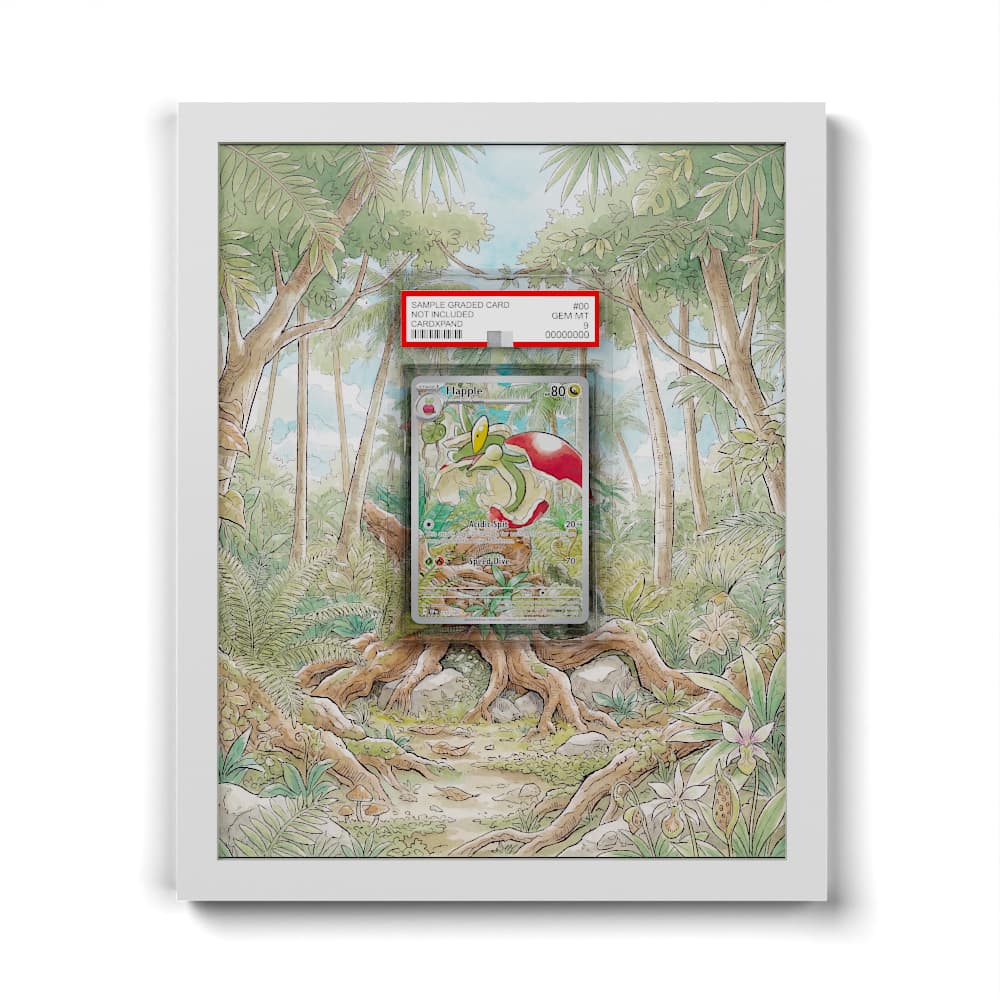 210 Flapple - Extended Artwork Framed Pokemon Card Display