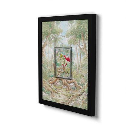 210 Flapple - Extended Artwork Framed Pokemon Card Display