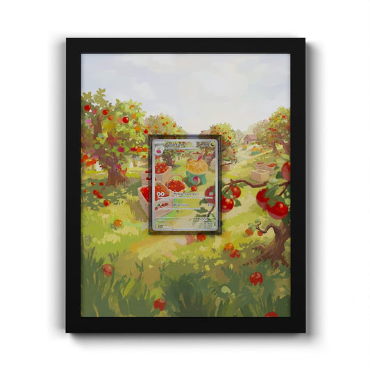 211 Appletun - Extended Artwork Framed Pokemon Card Display