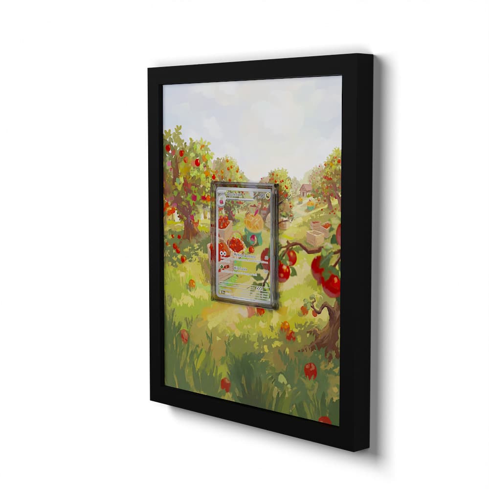 211 Appletun - Extended Artwork Framed Pokemon Card Display