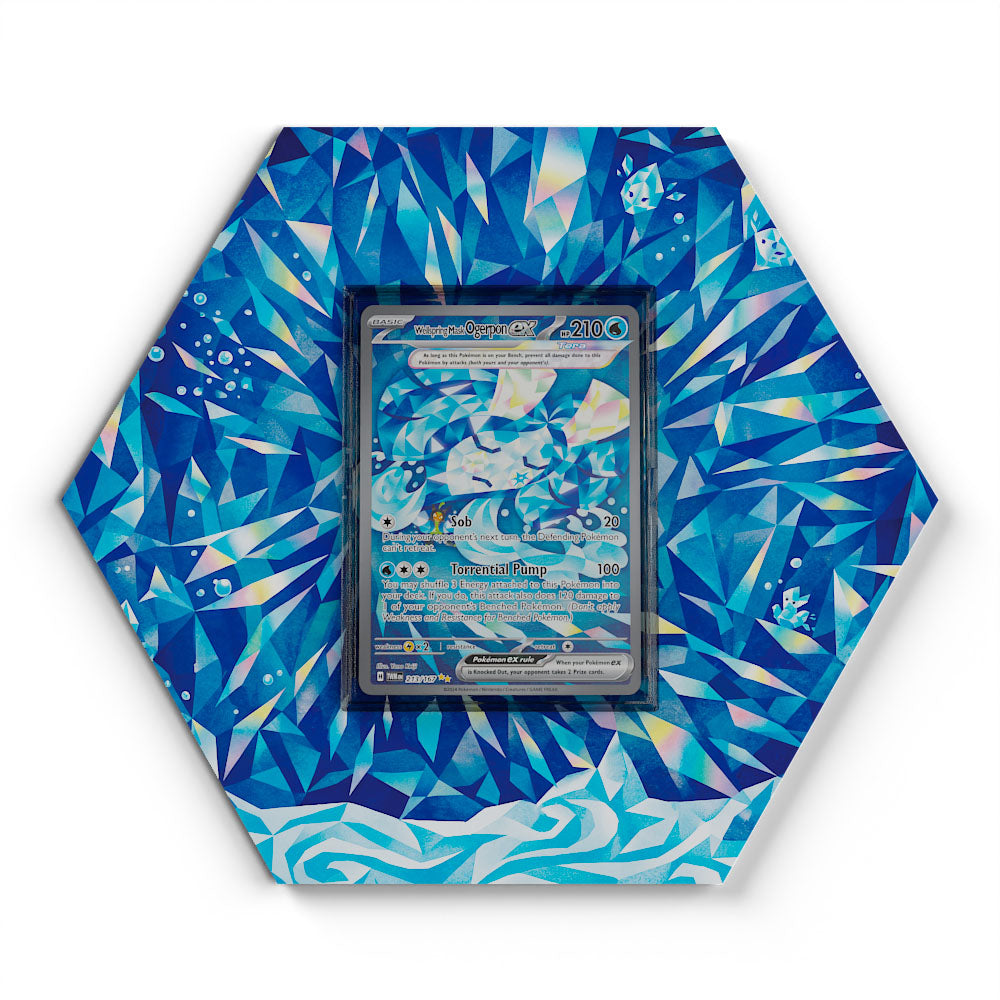 213/167 Wellspring Mask Ogerpon EX - Extended Artwork Pokemon Card Display