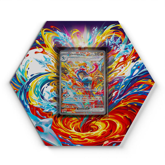 214/167 Greninja EX - Extended Artwork Pokemon Card Display