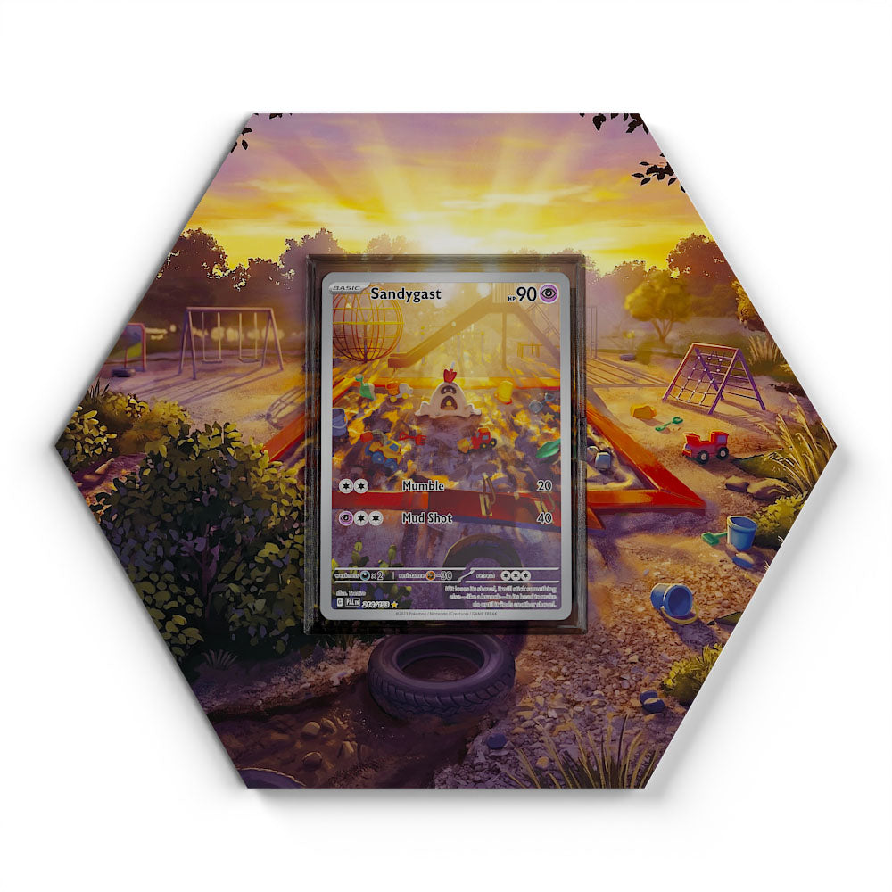 214/193 Sandygast - Extended Artwork Pokemon Card Display