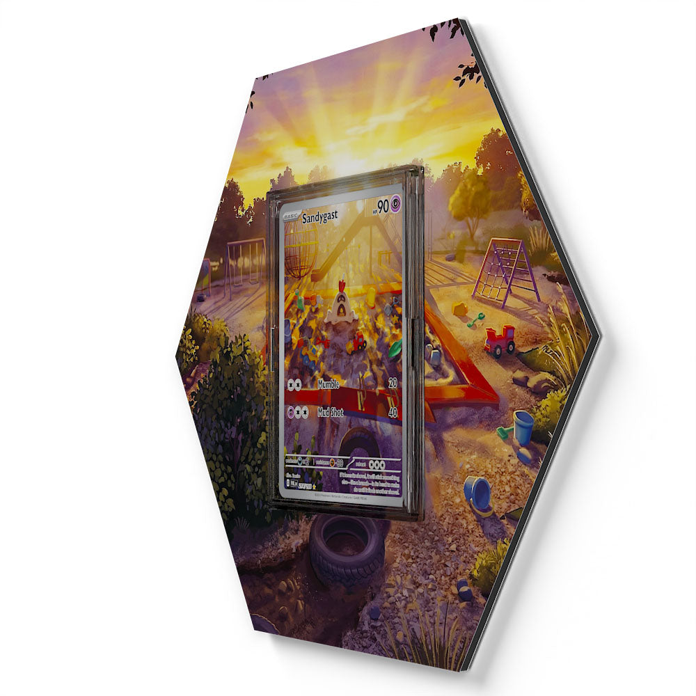 214/193 Sandygast - Extended Artwork Pokemon Card Display