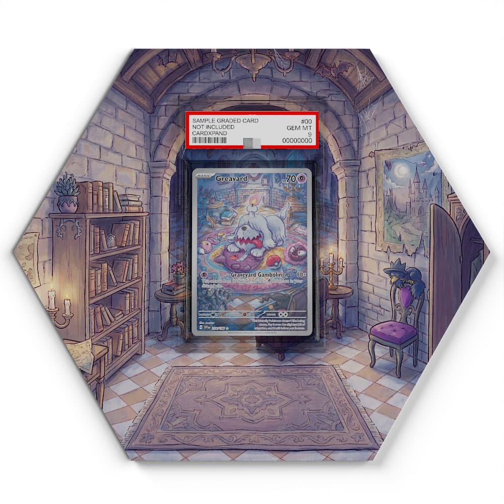 214/198 Greavard - Extended Artwork Pokemon Card Display
