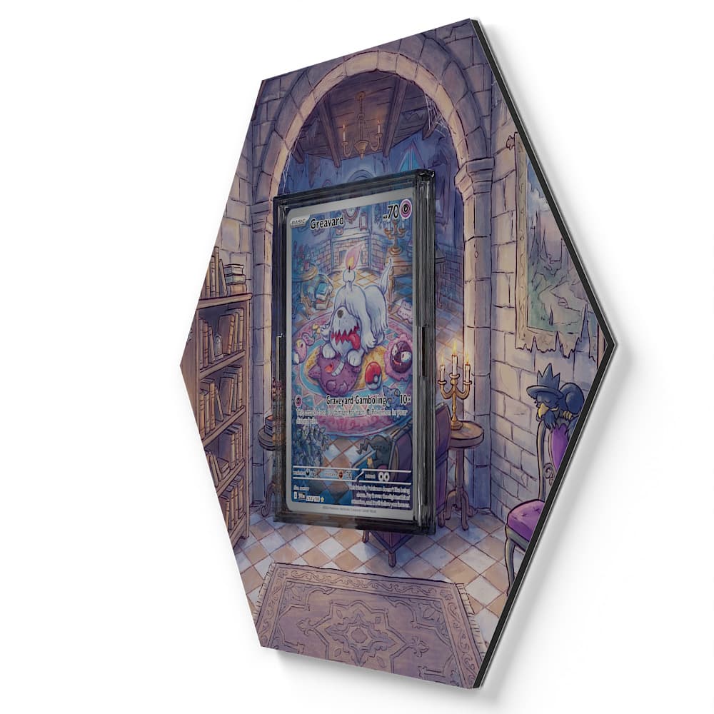 214/198 Greavard - Extended Artwork Pokemon Card Display