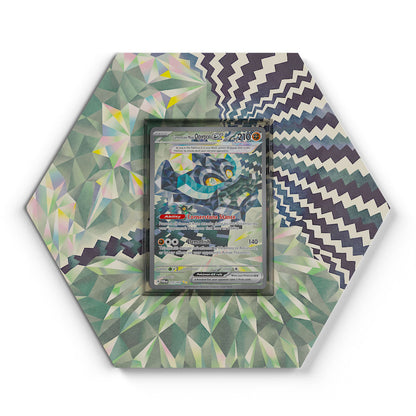 215/167 Cornerstone Mask Ogerpon EX - Extended Artwork Pokemon Card Display