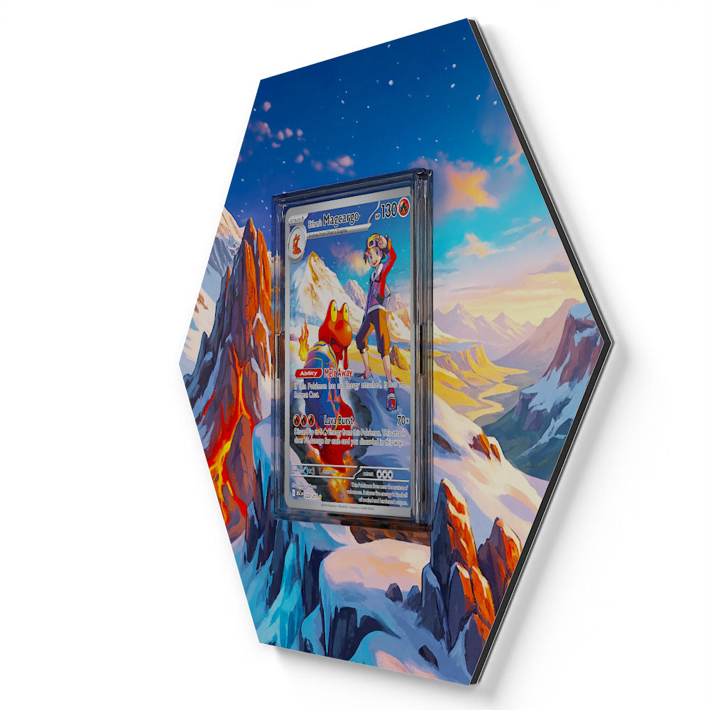 222/217 Ethan's Magcargo - Extended Artwork Pokemon Card Display