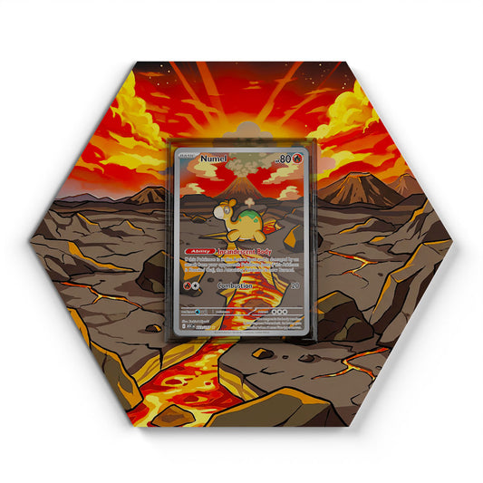 223/217 Numel - Extended Artwork Pokemon Card Display