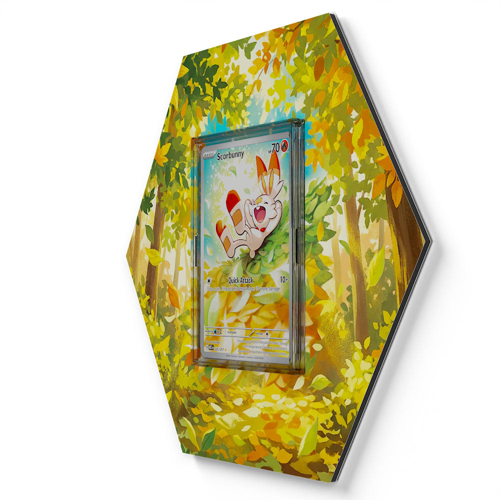 225/217 Scorbonny - Extended Artwork Pokemon Card Display