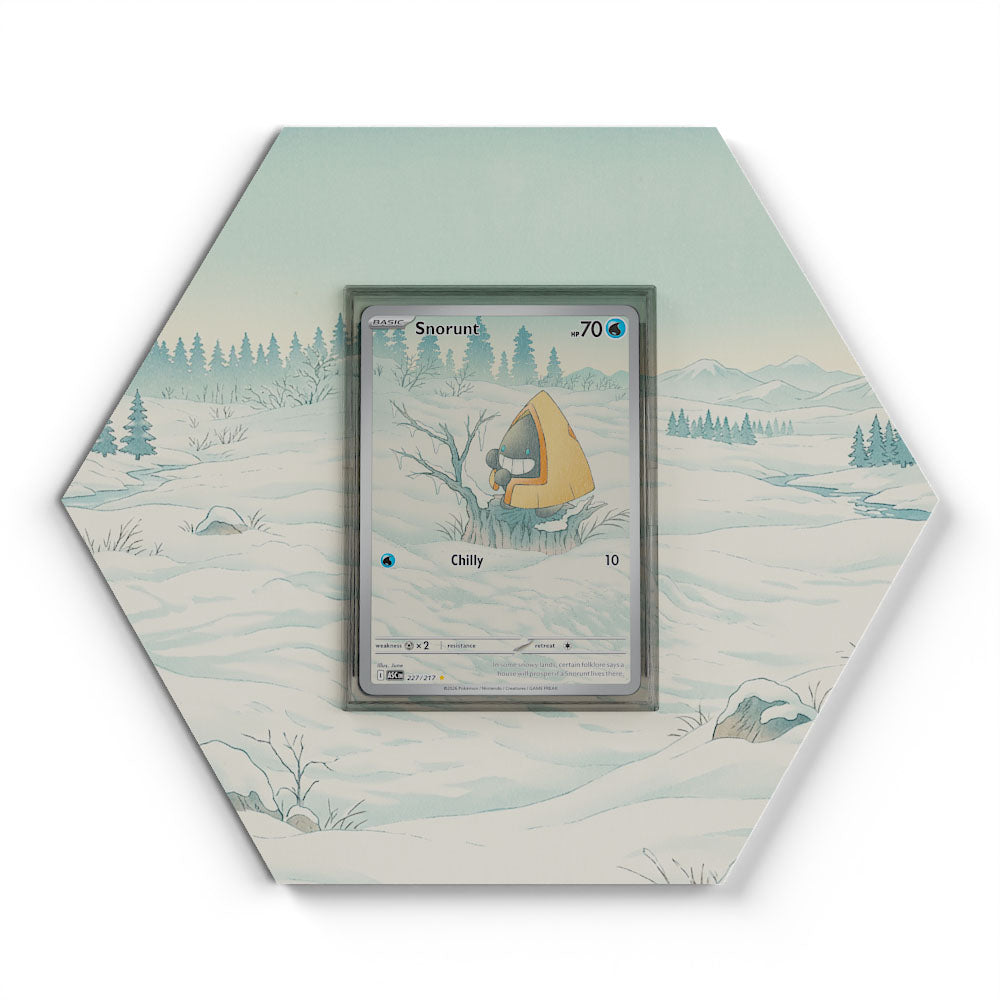 227/217 Snorunt - Extended Artwork Pokemon Card Display