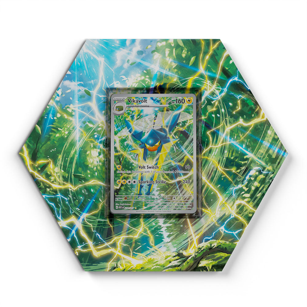 230/217 Vikavolt - Extended Artwork Pokemon Card Display
