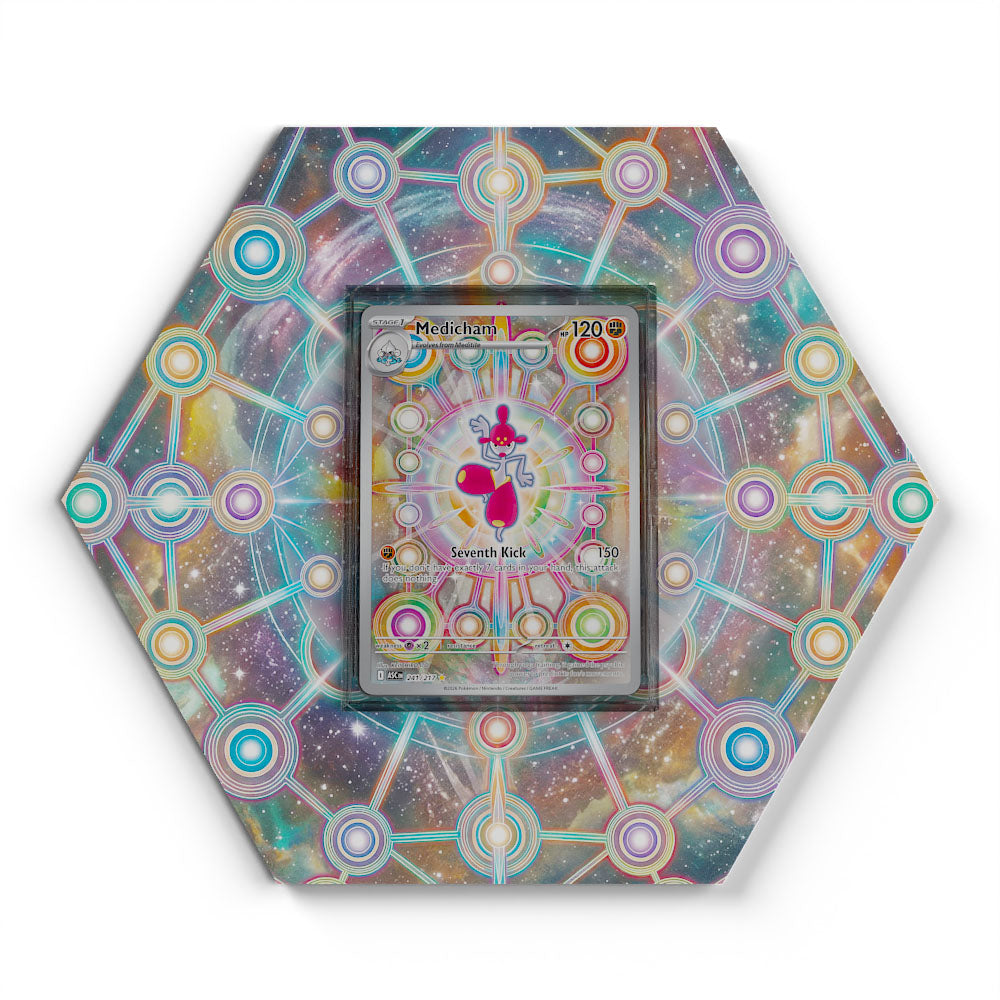 241/217 Medicham - Extended Artwork Pokemon Card Display