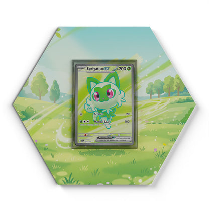 251/217 Sprigatito EX - Extended Artwork Pokemon Card Display