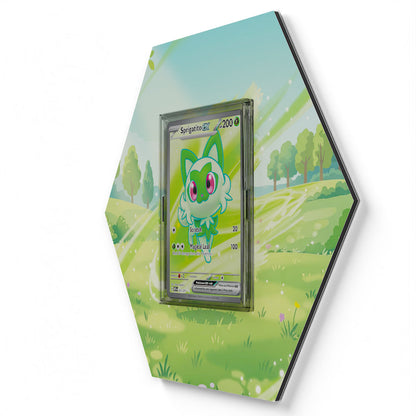 251/217 Sprigatito EX - Extended Artwork Pokemon Card Display