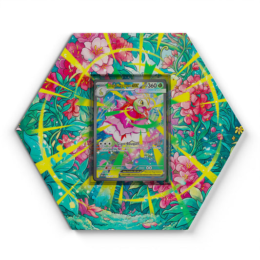 272/217 Mega Meganium EX - Extended Artwork Pokemon Card Display