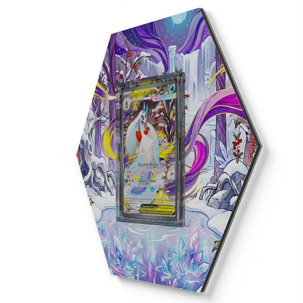 275/217 Mega Froslass EX - Extended Artwork Pokemon Card Display