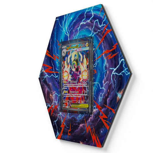 278/217 Mega Elektross EX - Extended Artwork Pokemon Card Display